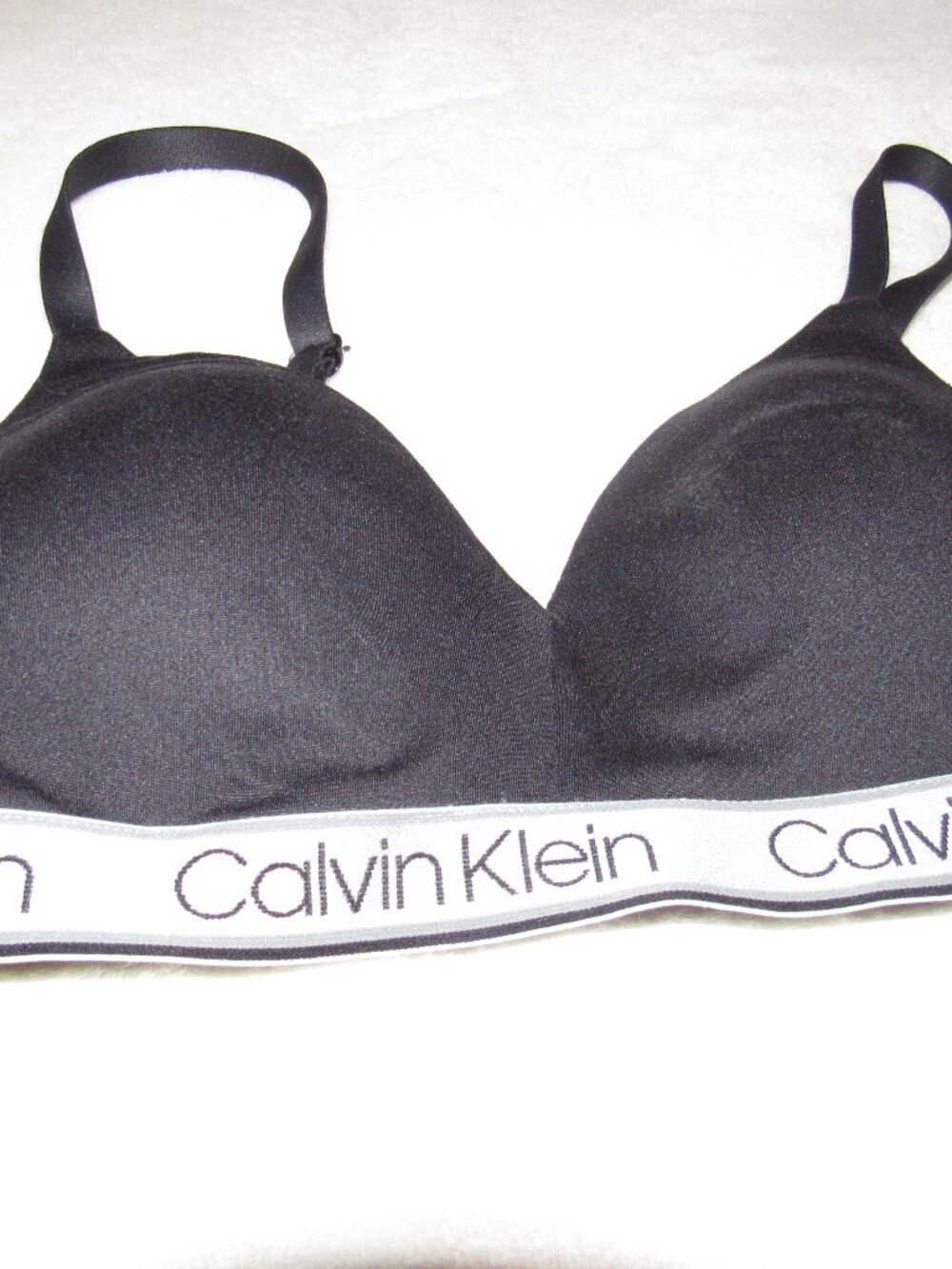Calvin Klein Black Bra Wireless Size Small